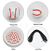 DIY Baseball Shape Beaded Bracelet Making Kit DIY-CA0005-06-2