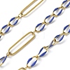 304 Stainless Steel Enamel Figaro Chains CHS-U003-02G-11-1