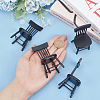 Mini Wood Chairs AJEW-WH0041-76C-9