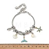 Ocean Brass European Style Bracelets BJEW-JB14273-3