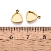 304 Stainless Steel Pendant Cabochon Component STAS-Q113-15G-3