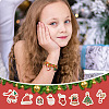 40Pcs 20 Styles Christmas Alloy Enamel Pendants ENAM-TA0001-55-9