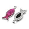 Dyed Natural Shell Pendants SH-G001-01P-2