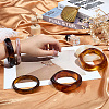 6Pcs 6 Styles Resin & Acrylic Bangles BJEW-PH0004-71-3