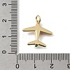 Brass Enamel Pendants KK-C255-32G-3