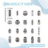 200Pcs 20 Styles Tibetan Style Alloy Beads FIND-PH0038-60-2