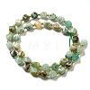 Natural Chrysocolla & Lapis Lazuli Beads Strands G-M443-B03-02-3