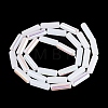 Electroplate Imitation Jade Glass Beads Strands EGLA-Q132-02A-D01-2