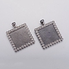 Alloy Pendant Cabochon Settings X1-ALRI-TAC0001-05A-B-2