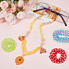 40 Strands 10 Colors ABS Plastic Cable Chains CHAC-SC0001-01-4