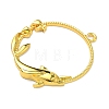 Ocean Theme Alloy Open Back Bezel Pendants PALLOY-F321-03D-G-2
