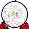 Cotton Woven Net/Web with Feather Hanging Decorations PW-WGB1C4D-01-4