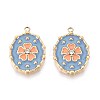 Ion Plating(IP) 304 Stainless Steel Rhinestone Pendants STAS-N109-251C-G-1
