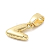 Brass Letter Charms KK-G554-22G-V-2