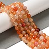 Dyed & Heated Natural Dragon Veins Agate Beads Strands G-P539-A01-15-2