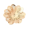 Brass Bead Caps KK-C167-03A-G-1