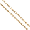2.5MM 304 Stainless Steel Figaro Chain Necklaces with Spring Ring Clasps NJEW-JN05709-5