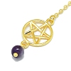 Round Resin Dowsing Pendulum Big Pendants G-C117-01G-03-3