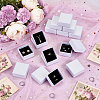 Rhombus Textured Cardboard Ring Storage Boxes CBOX-WH0005-05A-4