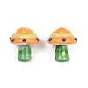Handmade Lampwork Enamel Beads LAMP-B055-02C-1