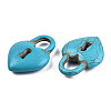 Synthetic Turquoise Pendants X-TURQ-S283-04A-2