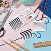 3Pcs 3 Styles Acrylic Yarn Wrap Per Inch Guide Board DIY-BC0006-91-4