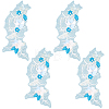 Polyester Embroidery Lace Sewing Ornaments DIY-WH2031-077B-02-1