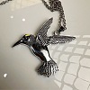 Vintage Alloy Flying Bird Pendant Necklaces for Men Women SG2884-4