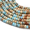 Dyed Natural Imperial Jasper Beads Strands G-P600-A01-01A-4
