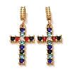 304 Stainless Steel Rhinestone Pendants RB-CBA5CCB-05D-G-1