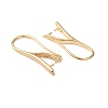 Brass Earring Hooks KK-G604-05G-2