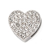 304 Stainless Steel Rhinestone Slide Charms STAS-P421-04A-P-1