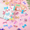 50Pcs PVC Paper Picture Stickers DIY-TAC0010-39-8
