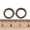 Tibetan Style Alloy Linking Rings TIBE-B003-06AB-3
