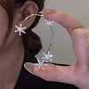 Alloy Rhinestone Cuff Earrings FS-WGFB378-08-1