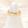 Brass Adjustable Cuff Rings for Women RJEW-B132-01A-G-1