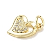 Brass with Crystal Rhinestone Charms RB-CBA6830-05G-01-2