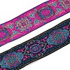 Ethnic Style Embroidery Polyester Ribbon SRIB-WH0007-02D-1