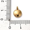 304 Stainless Steel Black Enamel Charms STAS-R009-01G-T-3