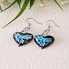 Handmade Lampwork Dangle Earrings WGF6340-01-2