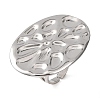 304 Stainless Steel Cuff Open Rings for Women RJEW-C162-01B-P-4