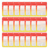 40Pcs Rectangle Glitter Holographic Plastic Resealable Packaging Bags ABAG-TA0001-97B-02-2