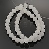 Natural White Jade Round Beads Strands G-D662-6mm-2