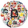 50Pcs Christmas Theme Cartoon Paper Stickers DIY-P085-07-2