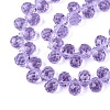 Transparent Glass Beads Strands GLAA-Q116-01A-B08-3