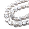 Natural Baroque Keshi Pearl Beads Strands PEAR-P064-10C-01A-4