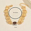 Vintage Natural Agate(Dyed & Heated) Oval Link Bracelets SP0350-3