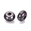 UV Plating Opaque Acrylic European Beads PACR-T017-19M-02-2