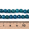 Dyed Natural White Jade Beads Strands G-T139-6mm-60-21-5