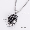 Gothic 316 Surgical Stainless Steel Pendant Box Chain Necklaces for Men ZF3615-1-1
